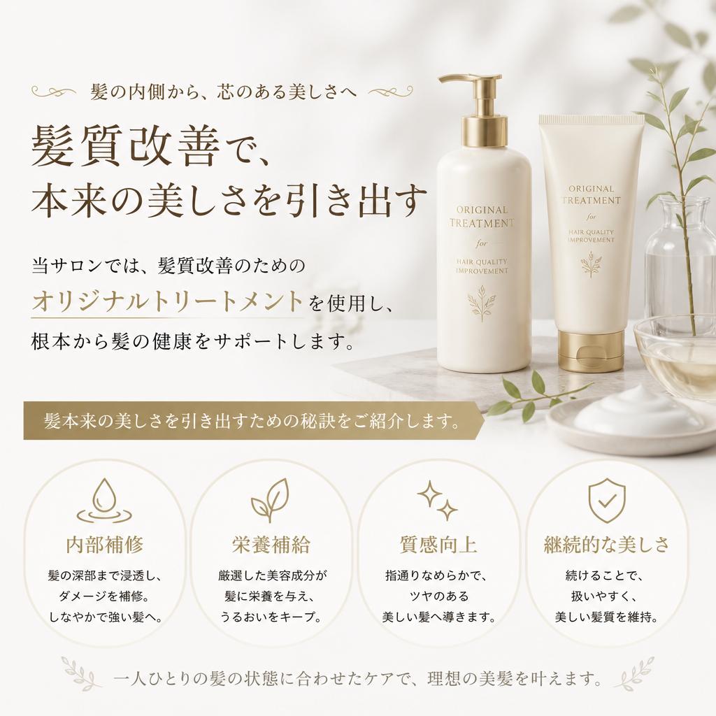 ふんわり美しい髪を手に入れるために